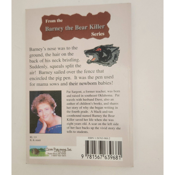 [SIGNED] Timber Wolf (Barney the Bear Killer Series) by Pat Sargent - Picture 2 of 4